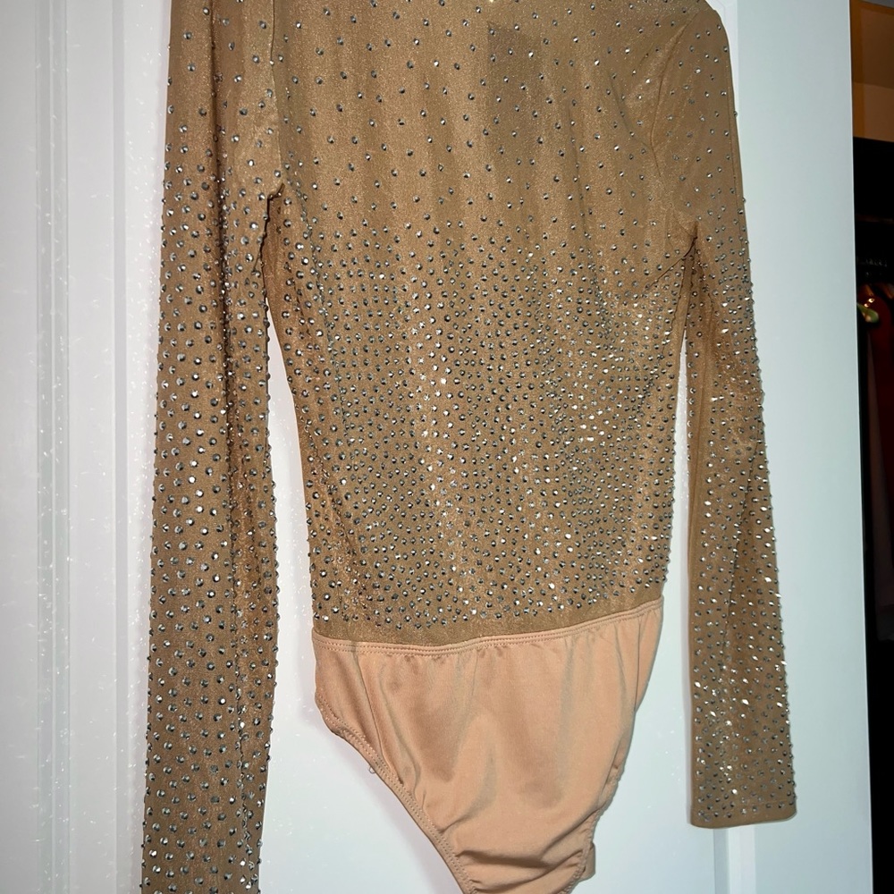 Beautiful Rhinestone Bodysuit - Picture 4 of 5